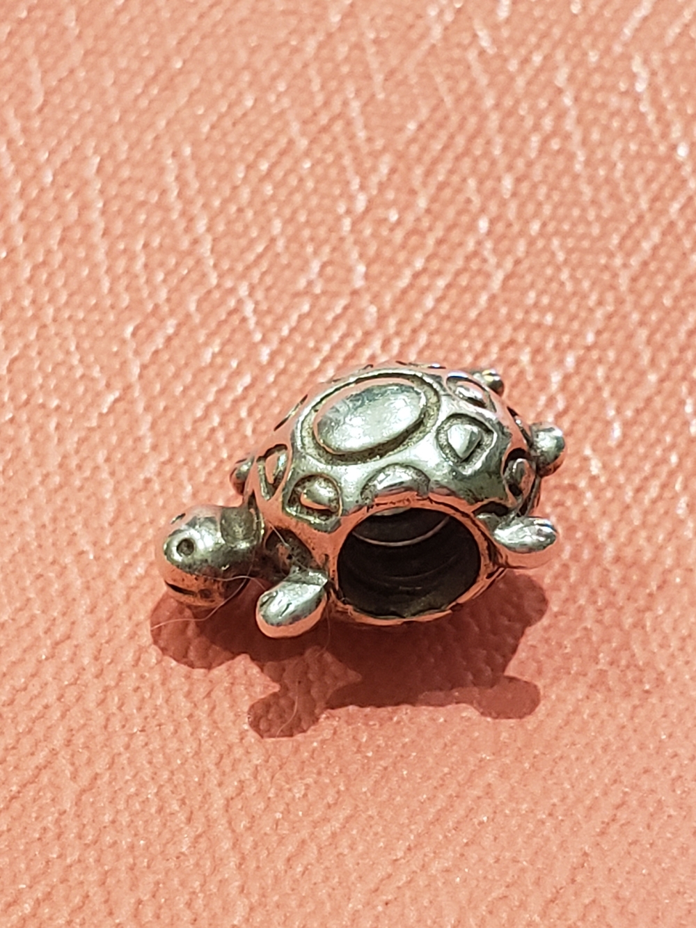 Pandora Silver Turtle Charm Bead